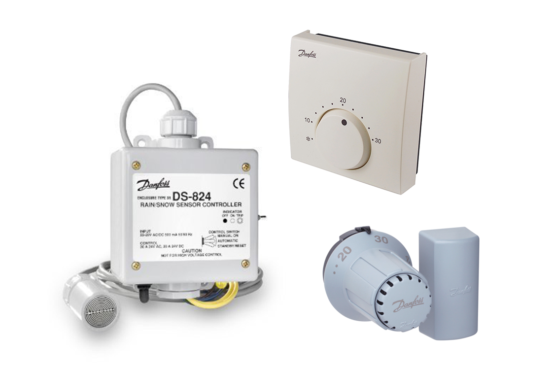 Floor heating controls/thermostats